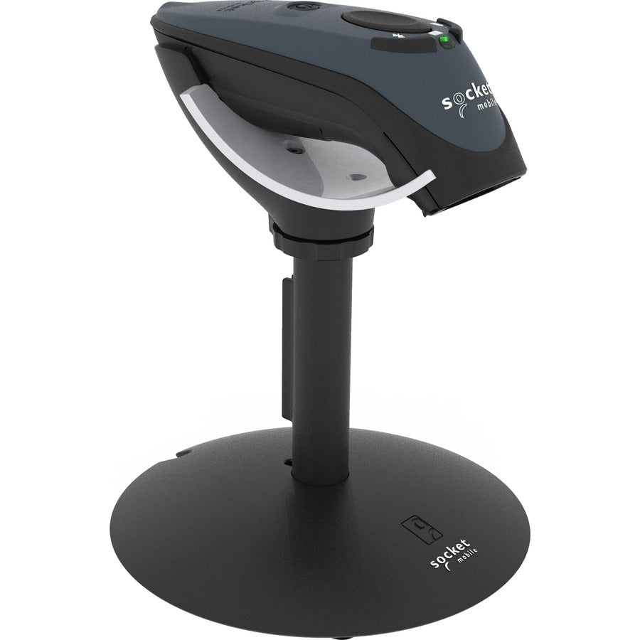 Socket Mobile Durascan&Reg; D740, Universal Barcode Scanner, Gray & Charging Stand