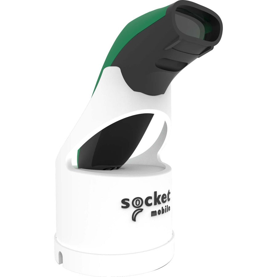Socket Mobile Socketscan&Reg; S740, Universal Barcode Scanner, Green & White Dock