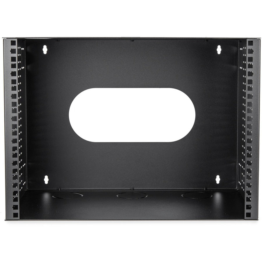 SolidRack 8U Wall Mount Network Rack - Low Profile wallmount Bracket ...