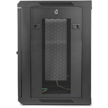 Solidrack 12U Wall Mount Rack,Vented Enclosure - Assembled -Black