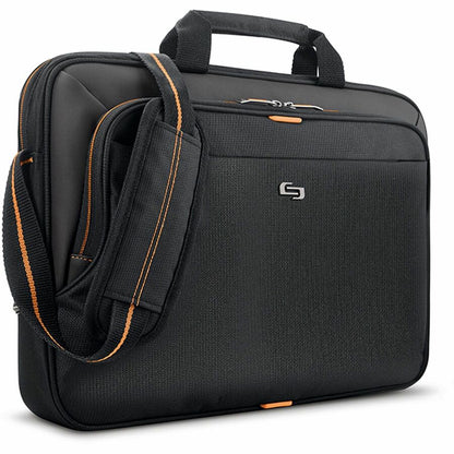 Solo Carrying Case (Briefcase) For 15.6" Apple Ipad Notebook - Orange, Black