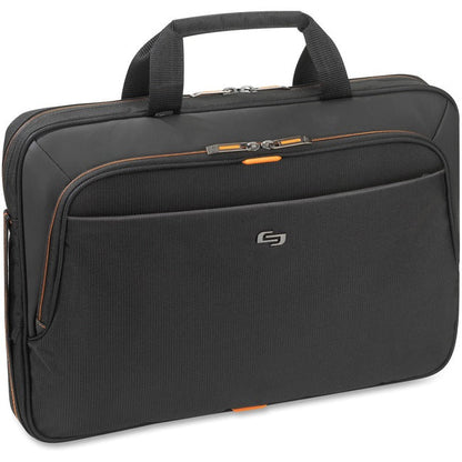 Solo Carrying Case (Briefcase) For 15.6" Apple Ipad Notebook - Orange, Black