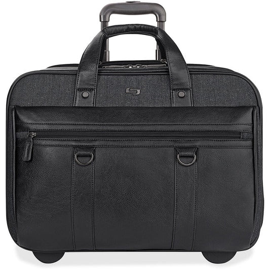Solo Executive Carrying Case (Roller) For 17.3" Apple Ipad Notebook - Black, Gray