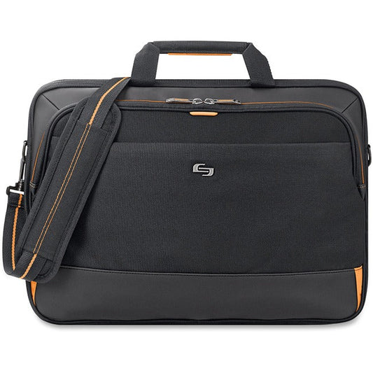 Solo Urban Carrying Case (Briefcase) For 11" To 17.3" Apple Ipad Ultrabook - Black, Gold
