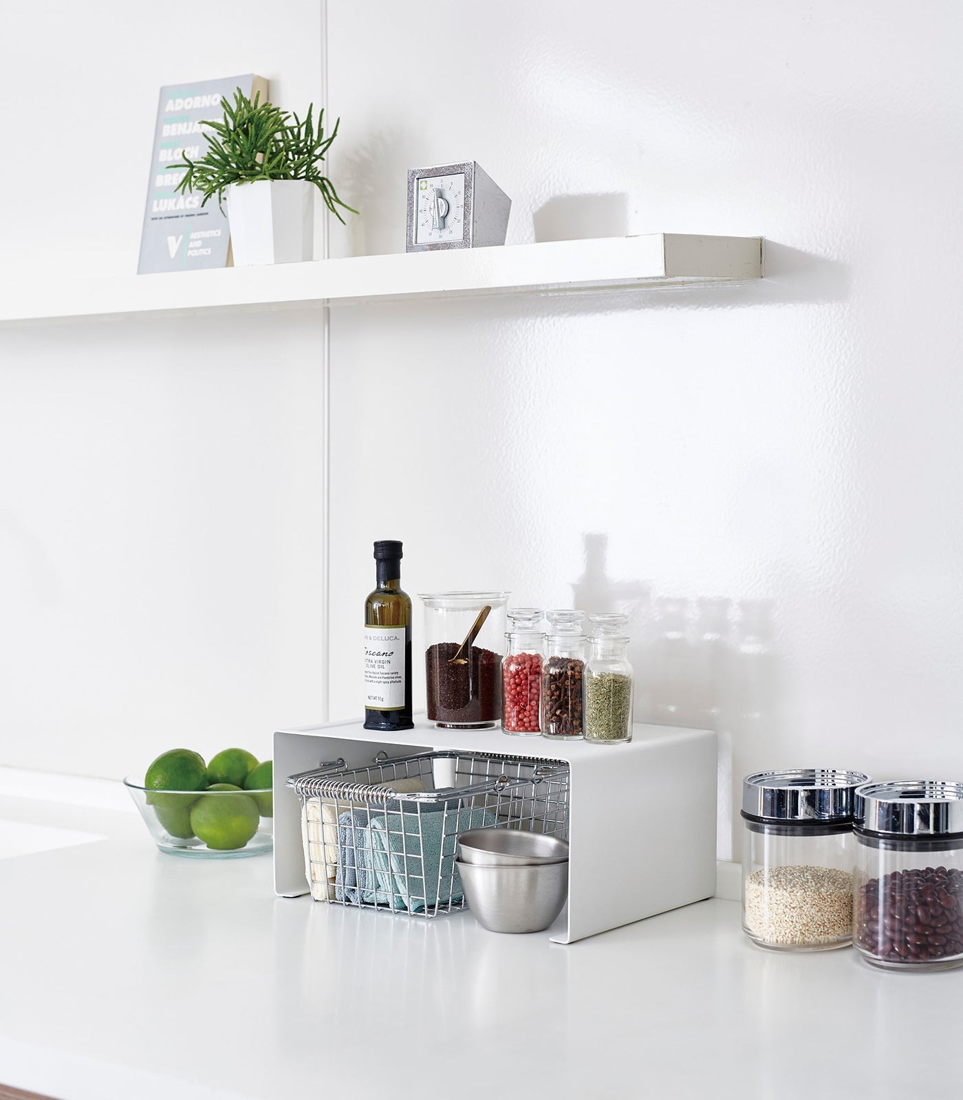 Stackable Countertop Shelf - Two Sizes - Steel