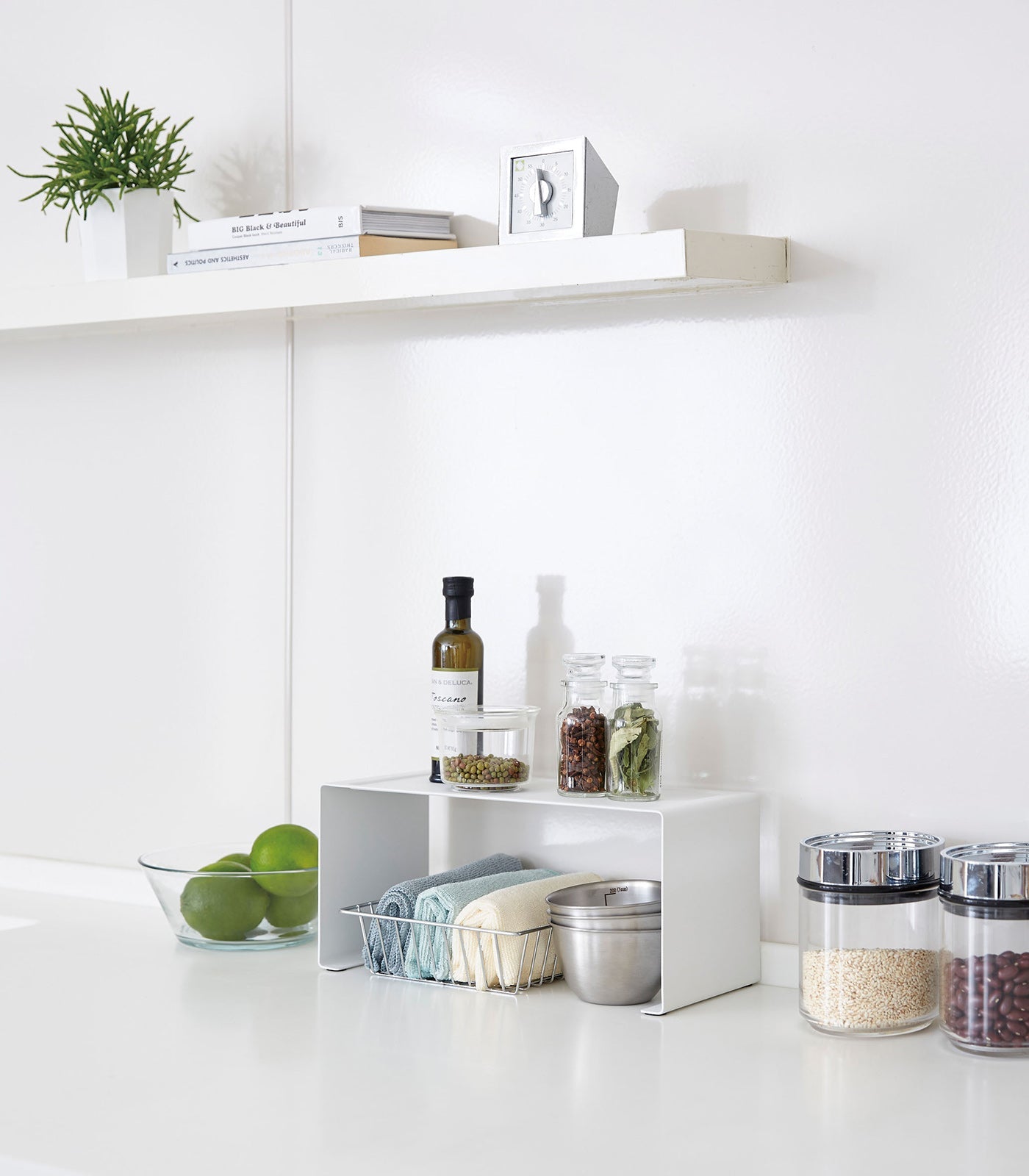 Stackable Countertop Shelf - Two Sizes - Steel