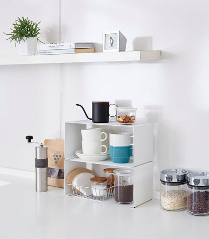 Stackable Countertop Shelf - Two Sizes - Steel