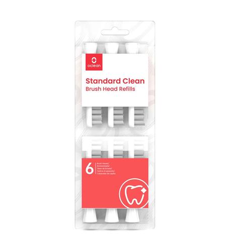 Standard Clean Brush Heads 6-pack OCL-STD-CLEAN-6PK