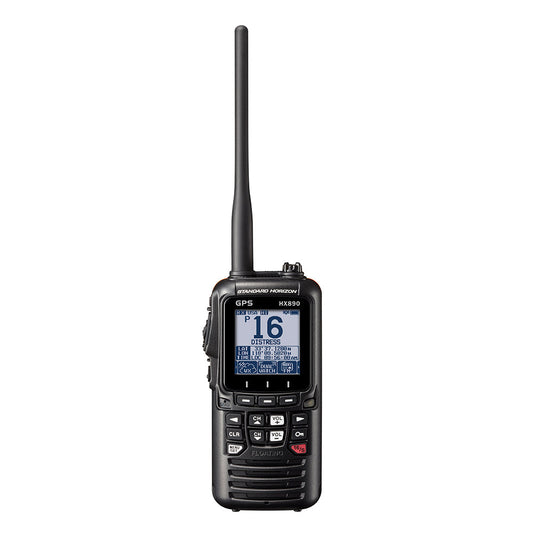 Standard Horizon HX890 Floating 6 Watt Class H DSC Handheld VHF/GPS - Black