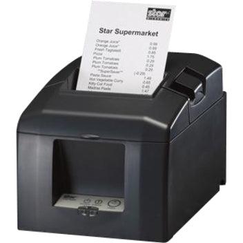 Star Micronics Tsp654Sk Desktop Direct Thermal Printer - Monochrome - Label Print - Parallel - With Cutter - Gray