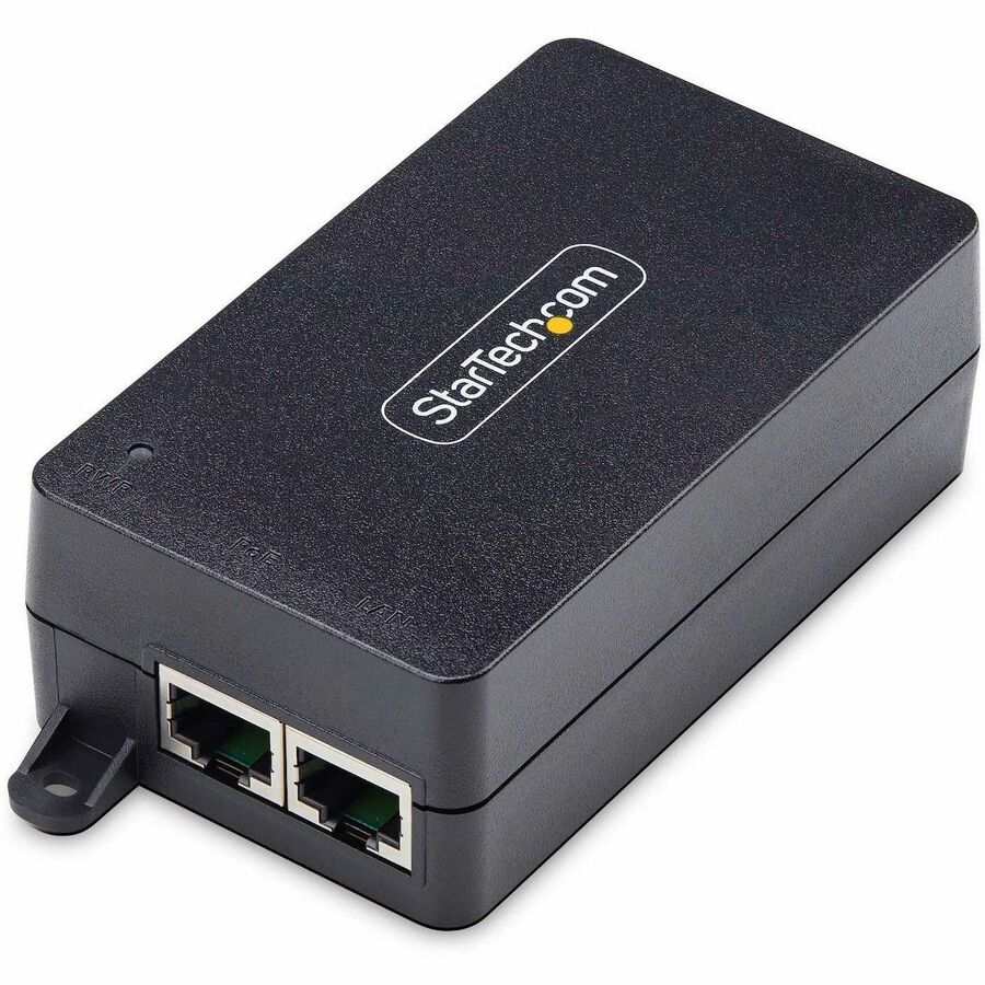 StarTech.com 1-Port Gigabit PoE+ Injector, 10M/100M/1G Ethernet, PoE/PoE+ (802.3af/802.3at), 30W Power Budget, Wall Mountable, Unmanaged