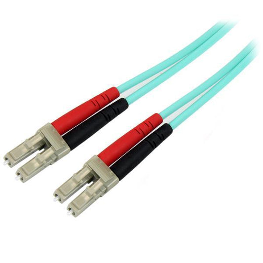 StarTech.com 25m (82ft) LC/UPC to LC/UPC OM4 Multimode Fiber Optic Cable, 50/125&micro;m L