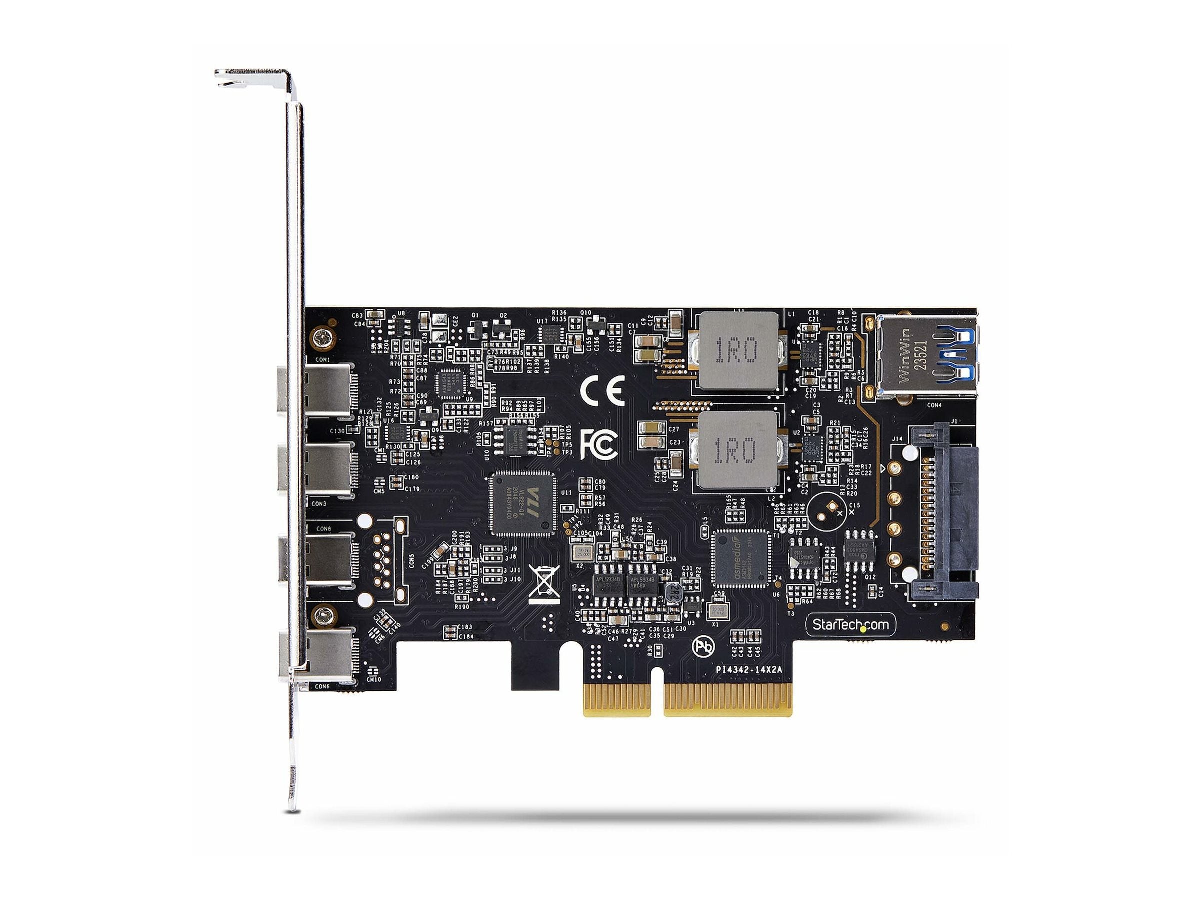 StarTech.com 5-Port USB PCIe Card, USB 3.2 10Gbps, PCI Express Card wi
