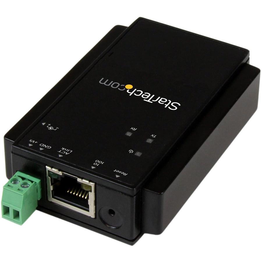 Startech.Com 1-Port Serial-To-Ip Ethernet Device Server - Rs232 - Din Rail Mountable