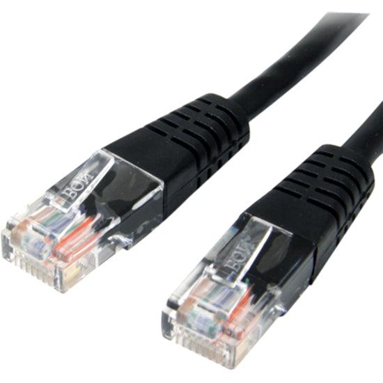 Startech.Com 10 Ft Cat5E Black Molded Rj45 Utp Cat 5E Patch Cable - 10Ft Patch Cord