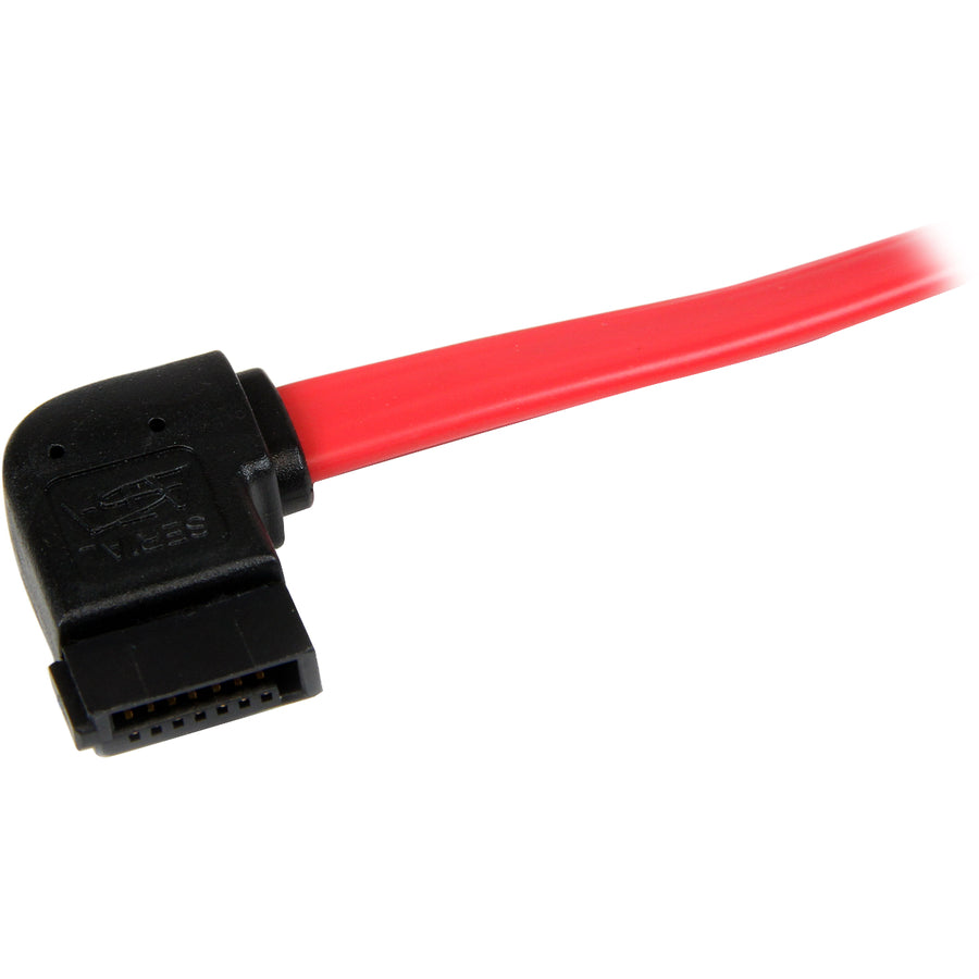 Startech.Com 18In Sata To Left Side Angle Sata Serial Ata Cable