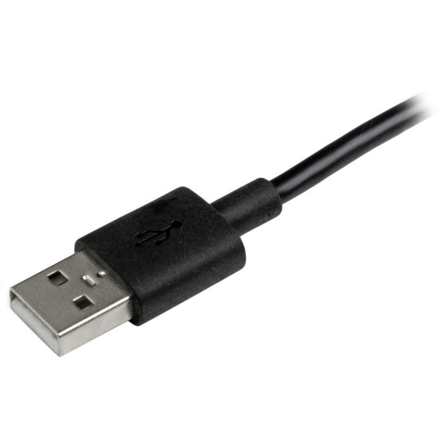 Startech.Com 1M (3 Ft) Black Apple 8-Pin Lightning Connector Or Micro Usb To Usb Combo Cable For Iphone / Ipod / Ipad