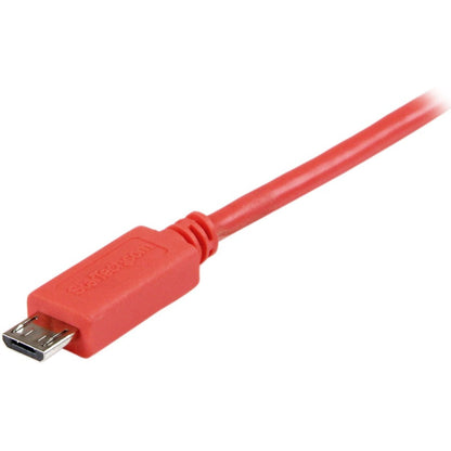 Startech.Com 1M Pink Mobile Charge Sync Usb To Slim Micro Usb Cable For Smartphones And Tablets - A To Micro B M/M