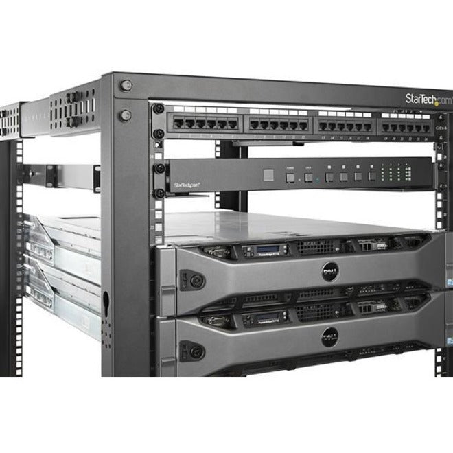 Startech.Com 1U 19 Inch Server Rack Rails - 24-36 Inch Adjustable Depth - Universal 4 Post Rack