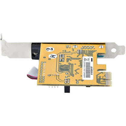 Startech.Com 2-Port Pci Express Serial Card, Dual Port Pcie To Rs232 (Db9) Serial Card, 16C1050 Uart, Com Retention, Windows & Linux