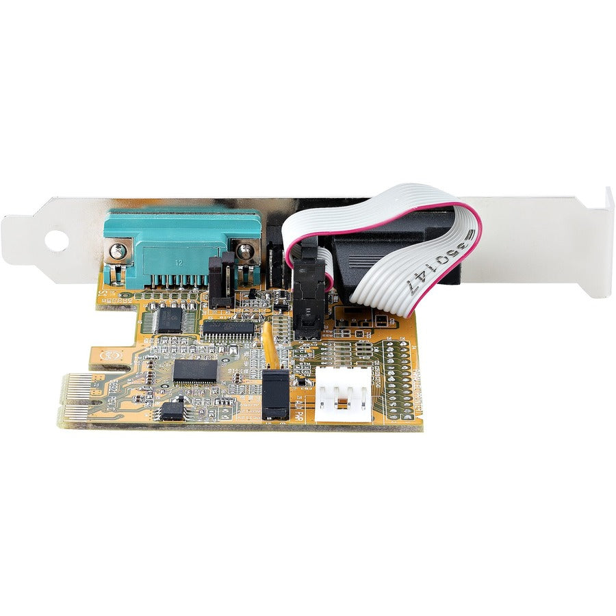 Startech.Com 2-Port Pci Express Serial Card, Dual Port Pcie To Rs232 (Db9) Serial Card, 16C1050 Uart, Com Retention, Windows & Linux