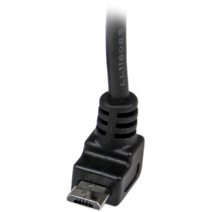 Startech.Com 2M Micro Usb Cable - A To Up Angle Micro B