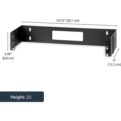 Startech.Com 2U 19In Hinged Wall Mount Bracket For Patch Panels