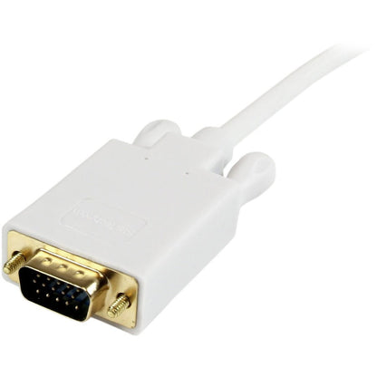 Startech.Com 3 Ft Mini Displayport To Vgaadapter Converter Cable - Mdp To Vga 1920X1200 - White