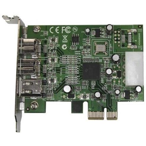 Startech.Com 3 Port 2B 1A Low Profile 1394 Pci Express Firewire Card Adapter