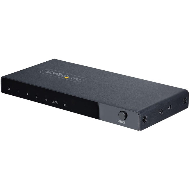 Startech.Com 4-Port 8K Hdmi Switch, Hdmi 2.1 Switcher 4K 120Hz Hdr10+, 8K 60Hz Uhd, Hdmi Switch 4 In 1 Out, Auto/Manual Source Switching