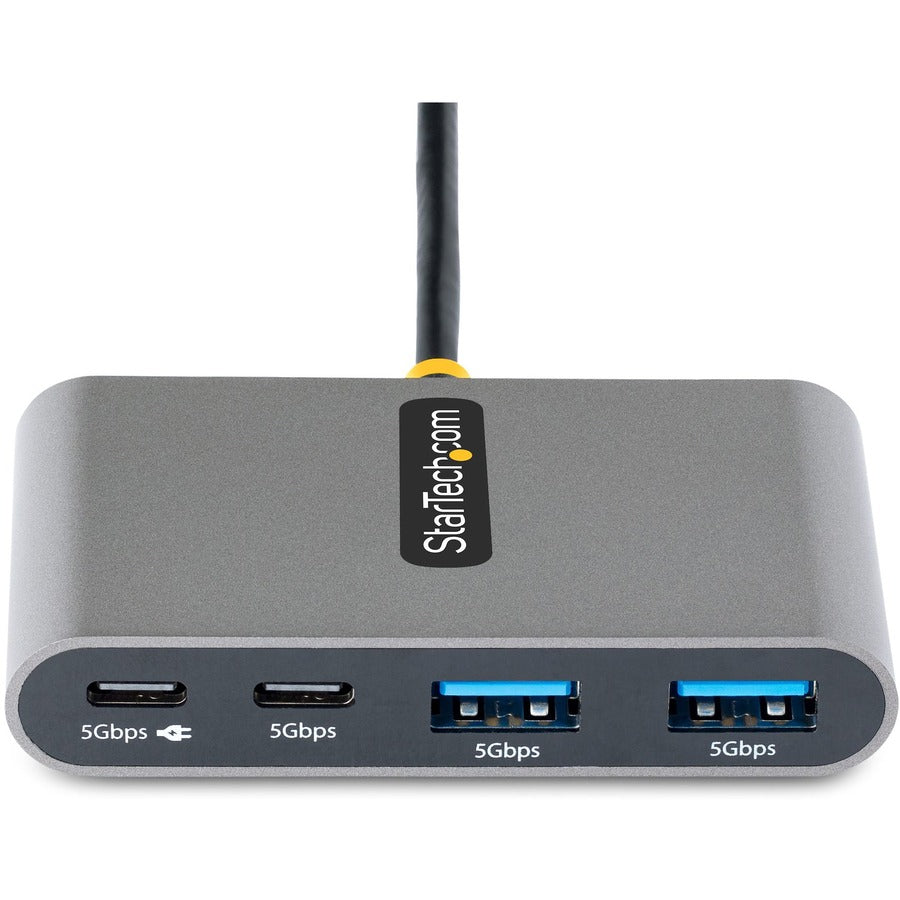 4-port StarTech.com 4-Port USB-C Hub - Portable USB-C to 4x USB-A Hub -  Bus-Powered USB 3.1 Gen 1 Type-C Hub - USB 3.
