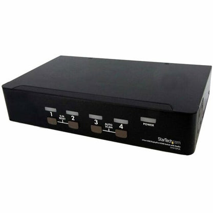 Startech.Com 4 Port Usb Displayport Kvm Switch With Audio