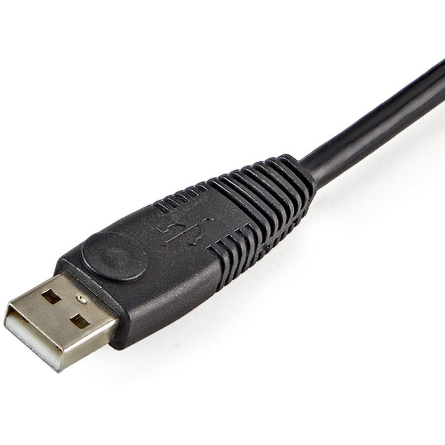 Startech.Com 6 Ft 4-In-1 Usb Dvi Kvm Cable With Audio And Microphone