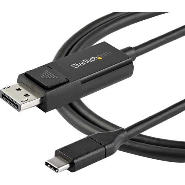 Startech.Com 6Ft (2M) Usb C To Displayport 1.2 Cable 4K 60Hz - Bidirectional Dp To Usb-C Or Usb-C To