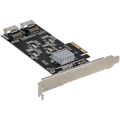 Startech.Com 8 Port Sata Pcie Card - Pci Express 6Gbps Sata Expansion Adapter Card With 4 Host