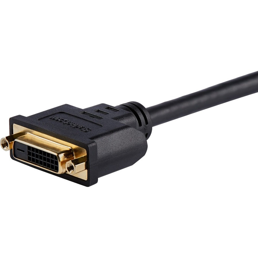 Startech.Com 8In (20Cm) Hdmi To Dvi Adapter, Dvi-D To Hdmi (1920X1200P), 10 Pack, Hdmi Male To Dvi-D Female Cable, Hdmi To Dvi Cord, Black