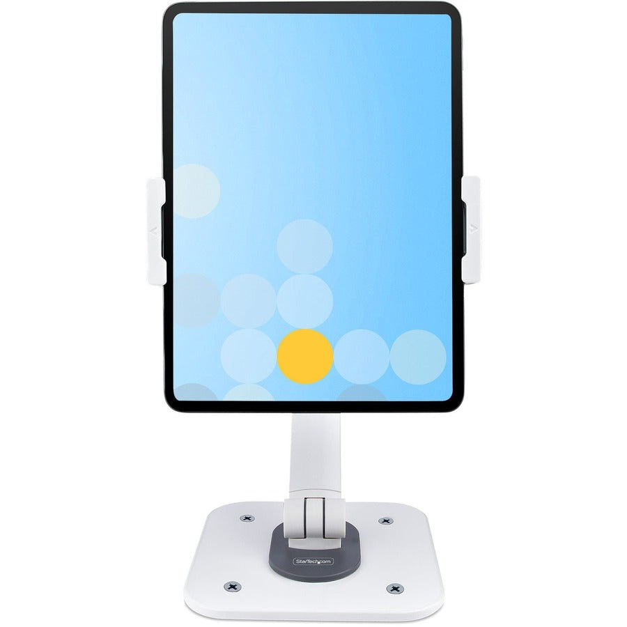 Startech.Com Adjustable Tablet Stand For Desk, Up To 1Kg, Universal Tablet Stand Holder Desk/Wall, Ergonomic Articulating Tablet Mount