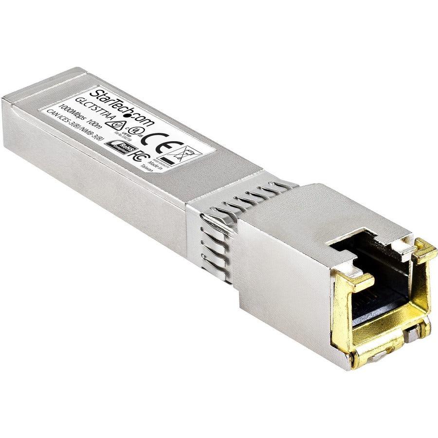 Startech.Com Cisco Glc-T Compatible Sfp Module - 1000Base-T - Sfp To Rj45 Cat6/Cat5E - 1Ge Gigabit