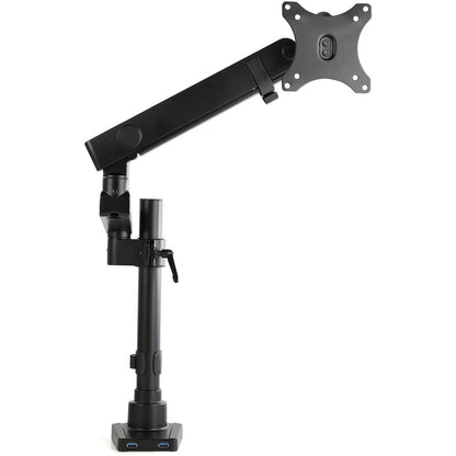 Startech.Com Desk Mount Monitor Arm With 2X Usb 3.0 Ports - Pole Mount Full Motion Single Arm