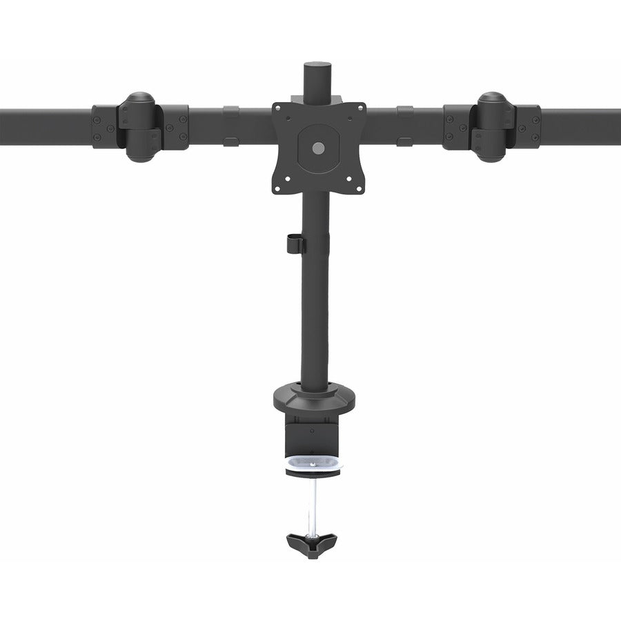 Startech.Com Desk Mount Triple Monitor Arm - Ergonomic Vesa 3 Monitor Mount Up To 27" - Articulating & Height Adjustable Pole Mount - Tilt/Swivel/Rotate Lcd/Led Screen - Desk Clamp/Grommet