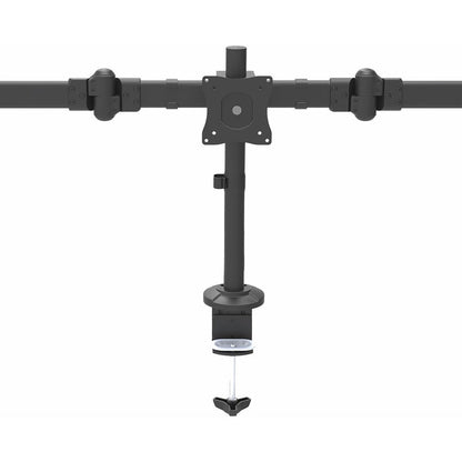 Startech.Com Desk Mount Triple Monitor Arm - Ergonomic Vesa 3 Monitor Mount Up To 27" - Articulating & Height Adjustable Pole Mount - Tilt/Swivel/Rotate Lcd/Led Screen - Desk Clamp/Grommet