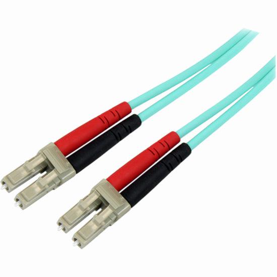 Startech.Com Fiber Optic Cable - 10 Gb Aqua - Multimode Duplex 50/125 - Lszh - Lc/Lc - 3 M