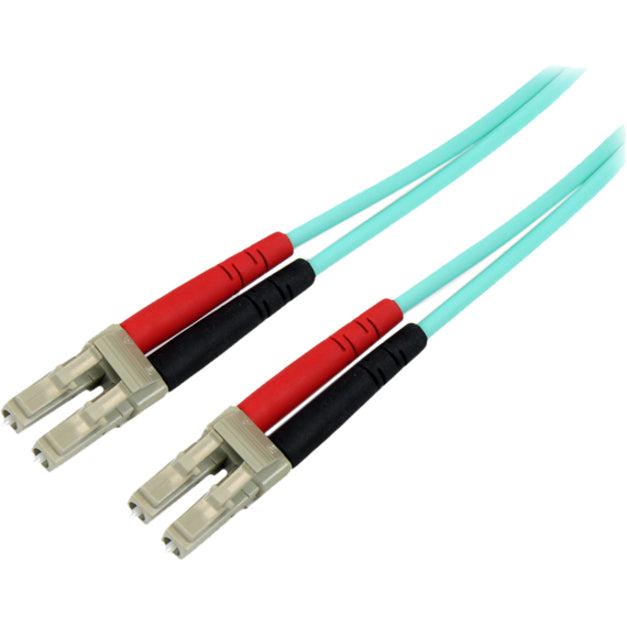 Startech.Com Fiber Optic Cable - 10 Gb Aqua - Multimode Duplex 50/125 - Lszh - Lc/Lc - 5 M