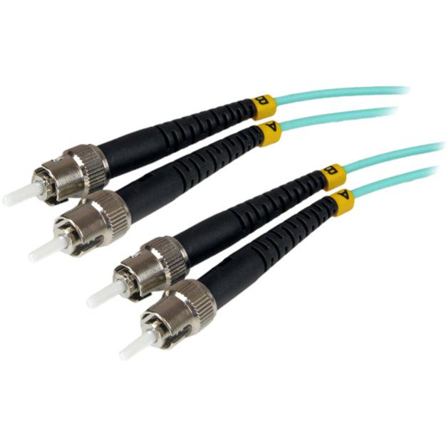 Startech.Com Fiber Optic Cable - 10 Gb Aqua - Multimode Duplex 50/125 - Lszh - St/St - 1 M