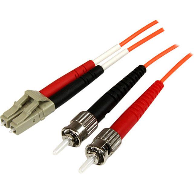 Startech.Com Fiber Optic Cable - Multimode Duplex 50/125 - Ofnp Plenum - Lc/St - 3 M