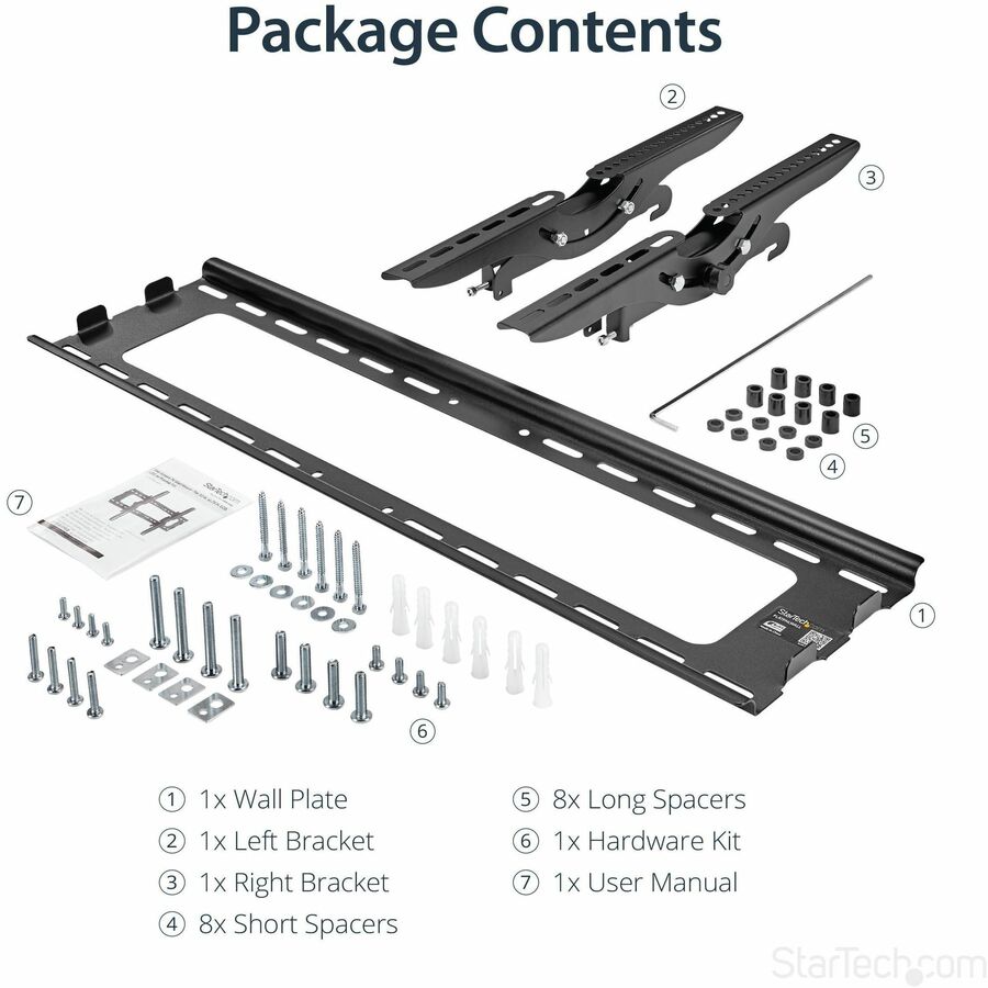 Startech.Com Flat-Screen Tv Wall Mount - Tilting