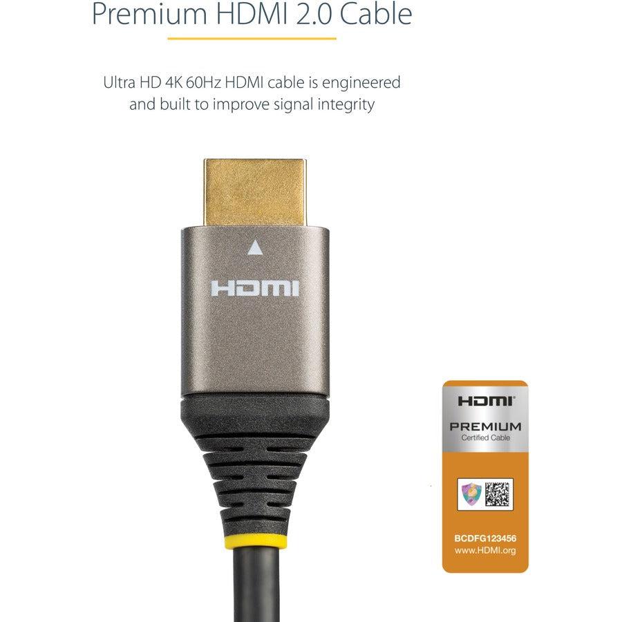 Startech.Com Hdmmv1M Hdmi Cable 1 M Hdmi Type A (Standard) Black, Grey