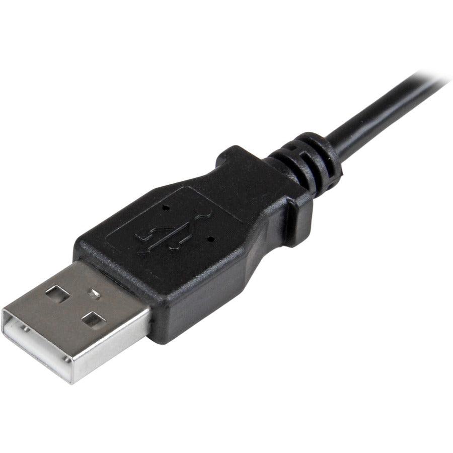 Startech.Com Micro-Usb Charge-And-Sync Cable M/M - Right-Angle Micro-Usb - 30/24 Awg - 1 M (3 Ft.)