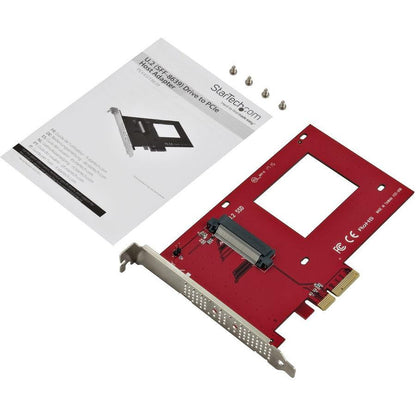 Startech.Com Pex4Sff8639 Interface Cards/Adapter Internal U.2