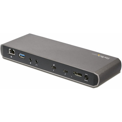 Startech.Com Thunderbolt 3 Dock - Dual Monitor 4K 60Hz Tb3 Laptop Docking Station With Displayport - 85W Power Delivery - 3X Usb 3.0, Gbe